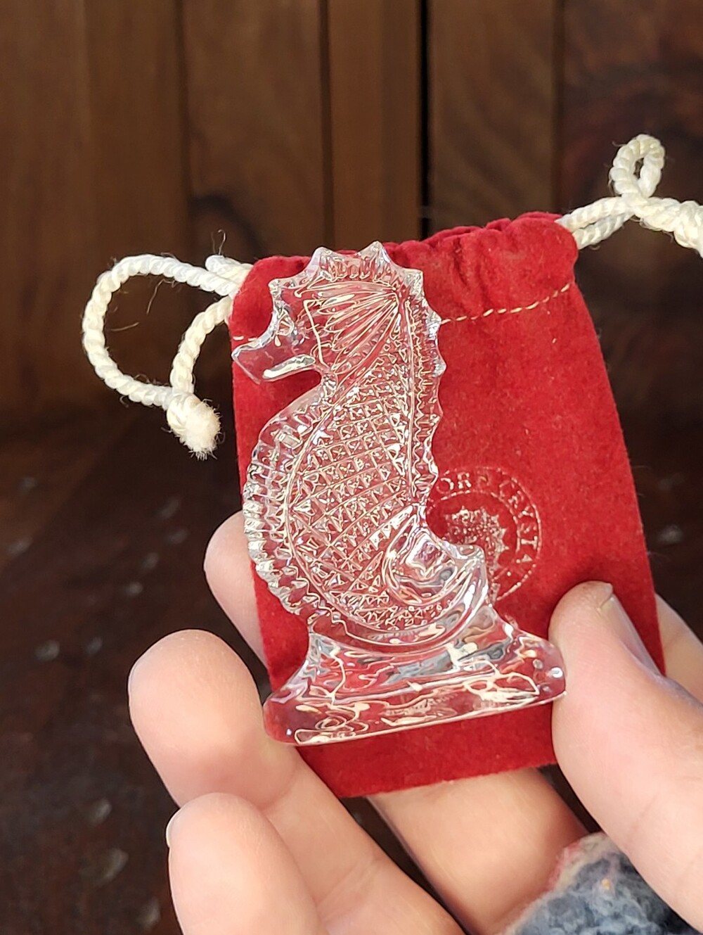 Waterford Crystal Seahorse